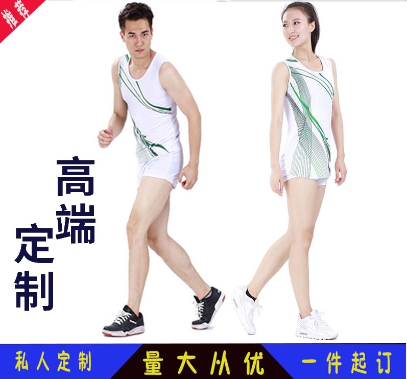 Round neck short-sleeved T-shirt mens new summer couple casual sports suit trend handsome thin five-point shorts