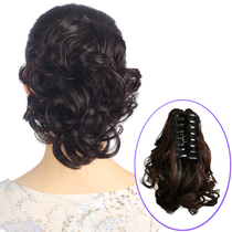 Wig female Net red anchor hair ponytail natural realistic big wave pear curly hair strap grab clip ponytail ponytail