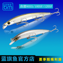 Blue Flag Fish Curry Waist Road Subbait Shallow Layer Slow Floating Water Mino False Bait Fish Bait Freshwater Far Throw Specialey Bait Intended Bait