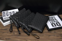 New Embossed Handbag Wallet Man Soft Bag Handbags Big Capacity Business Casual Hand Grab Bag Men Envelope Wallet