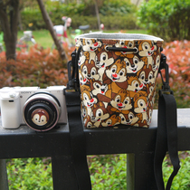 Cute Camera Bag Single Counter Microsheet Camera Cashier Bag Suitable for Canon Nikon Foxoni A6400M50M6A7