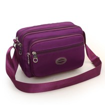 Nylon cloth bag multi-layer handbag summer bag female Oxford cloth crossbody shoulder bag female simple light and-