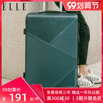 ELLE luggage female trolley case 20 inch password boarding case 24 inch universal wheel suitcase small box