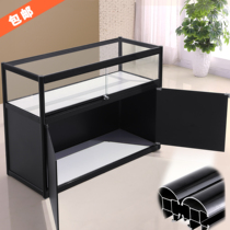 Glass display cabinet Transparent display cabinet Display counter Sample cabinet Tobacco and wine jewelry shelf Commercial small dc cabinet