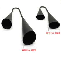 Professional flagship store binaural cowbell frosted metal black double-ring Childrens percussion instrument cowbell early education play