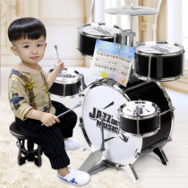 Large children drum set jazz drum beginner child beating musical instrument music Toy Boy 1-3-6