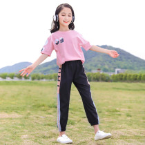Girl Sports Suit Summer Dress 2022 New Ocean Gas CUHK Childrens Tennis Red Children Casual Girl Trendy Two Sets