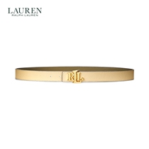 Lauren Rav Lauren Womens match 2022 Two sides of the spring with logo leather belt RL51758