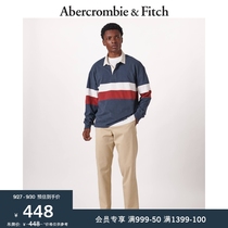 Abercrombie & Fitch Mens Striped Rugby Polo Shirt 31139-1 AF