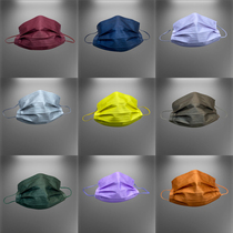 Summer fashion color solid color mask Morandi creative personality Net celebrity star with meltspray cloth breathable anti-seal