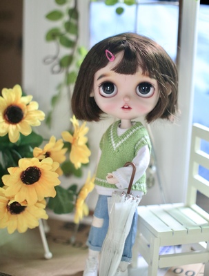 taobao agent Blythe Xiaobu Doll Clothing Keer OB24AZONE19 joint baby clothing vest vest sleeveless sweater