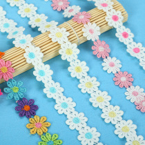 Small flowers lace childrens creative diy hand decoration material hair ball accessories kindergarten environment layout