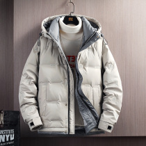 Winter down jacket mens autumn and winter trend handsome casual wild winter jacket 2021 new mens wear 18