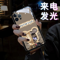 Explosive Bear Suitable for Apple 12promax Phone Case iphone13 Glowing 11pro Big Brand xs max Temperament x Luxury iphonex Glass xr New