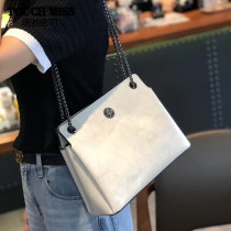 TOUCH MISS niche cowhide chain underarm bag female leather light luxury fashion shoulder bag temperament crossbody bag