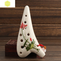 12-hole Alto C- tone crack type hand-painted Ocarina 12AC ocarina teaching performance designated Ocarina