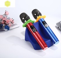 New Crystal Microphone Rack Tabletop Ktv Supplies Mcrack Microphone Holder Wireless Microphone Holder CRYSTAL
