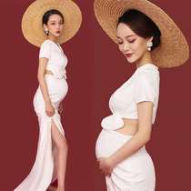 New pregnant women photography clothing beautiful style white dress photo art photo maternity photo clothing hipster 20