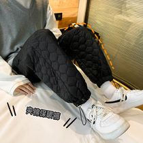 Pants Mens Winter Clip Cotton Thickened Cotton Pants Loose Toe Sports Pants High Street Ins Tide Cards Advanced Design Sensation