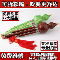 Students special anti-fall durable pitch gourd silk instrument beginner c key children self-taught adult b tone fenugree