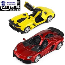 Car model simulation alloy car model Lamborghini Eventado Super running childrens boy car toy model