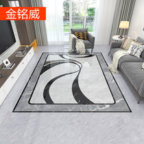 Modern minimalist living room through body marble 750X1500 tile parquet Restaurant floor brick-and-mortar jigsaw puzzle floor tiles