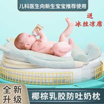 Lying and feeding the artifact lying on the shoulder guard dad feeding free hands summer nursing pillow waist baby hug baby baby