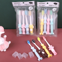 Childrens toothbrush soft hair toothpaste 4-6-8-12 years old and older baby training toddler toothbrush