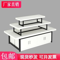 Supermarket Zhongdao display cabinet cosmetics promotion table shoes display rack stationery rack stacker mother and baby shop display table