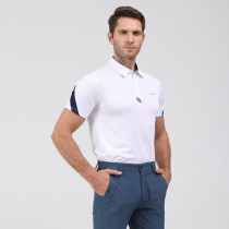 Azureway golf mens short-sleeved T-shirt comfortable and versatile casual top sports breathable quick-drying golf suit