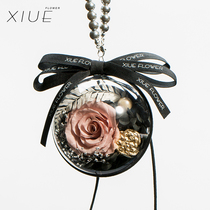 Perpetual Flowers Car Pendant Goddess Deposit ornament in car Pendant Pendant Accessories FEMALE PENDANT CREATIVE UPSCALE NET RED CAR HANGER