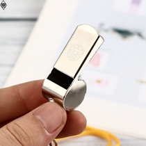 Stainless steel whistle 304 fire new referee treble training iron metal traffic police whistle fire coach Special