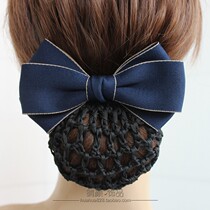 Floral headdress net bag professional female bow work plate nurse stewardess bank attendant work jewelry 2021 New