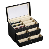 Dream ran 18 glasses box multilayer drawer sun glasses collection box sunglasses placed Cabinet jewelry box
