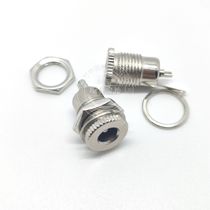 Manufacturers supply DC-099 all-metal threaded DC power socket 5 5*2 5 2 0 high current charging mother