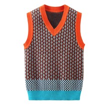 Golf Childrens clothing sport waistcoat sweater vests jacket head spring autumn and winter waistcoat CUHKs Korean version of the knitwear