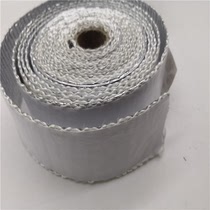 Thick Fiberglass Aluminum Foil Tape Aluminum Foil Insulation Film High Temperature Insulation Tube Protection Layer Self-adhesive Tape Back Adhesive