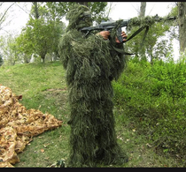Adult Jedi survival jungle auspicious suit big escape to eat chicken with camouflage clothes sniper grass polar suit