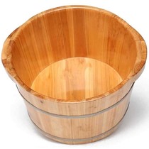 Wooden barrel small barrel solid wood foot bath home wash basin wooden basin foot bath foot bucket wash foot bucket