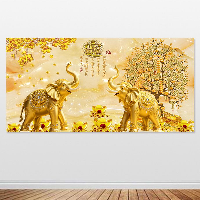 新品·縁起象、壁画、背景、掛画 新品·縁起象、壁画、背景、掛画 【公式通販】