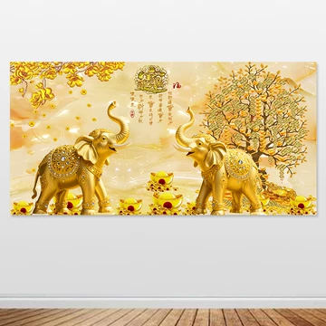 新品·縁起象、壁画、背景、掛画 大象装饰画-大象装饰画促销价格、大象装饰画品牌- 淘宝