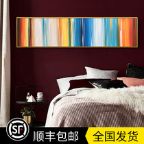 Pure hand-painted abstract oil painting abstract color living room sofa background wall decorative painting light luxury hanging painting bedroom bedside painting