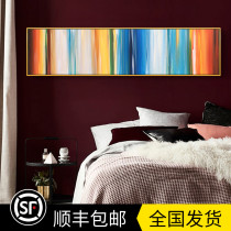 Pure hand-painted abstract oil painting abstract color living room sofa background wall decorative painting light luxury hanging painting bedroom bedside painting