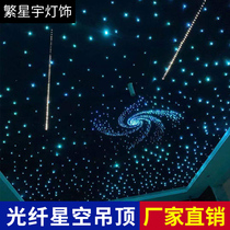 Star top bedroom ceiling fiber light starry home theater ktv bar restaurant starry sky ceiling custom