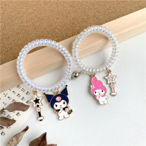 Culomy Phone Line Hairlap Little Qingxiang Astronaut Magnetic Suction Couple Bracelet Girls Rope