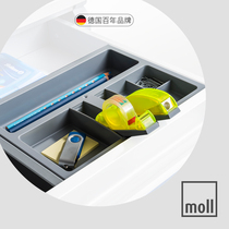 moll regular box storage box with pencil sharpener tape holder imported from Germany