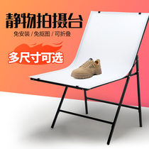 60 * 100cm shooting table still life table small professional studio photography equipment accessories folding camera table white foldable non-installation Taobao products portable table