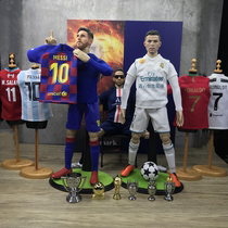 C Luo hand model Messi doll Neymar Football Star Doll souvenir Real Madrid Barcelona Manchester United around