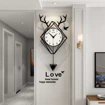 Modern TV background wall decoration pendant living room sofa Wall wall hanging restaurant porch wall light luxury hanging