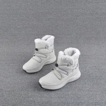 Foreign trade single full waterproof plus velvet warm non-slip thick soled outdoor snow boots cotton shoes cold resistance minus 30 C